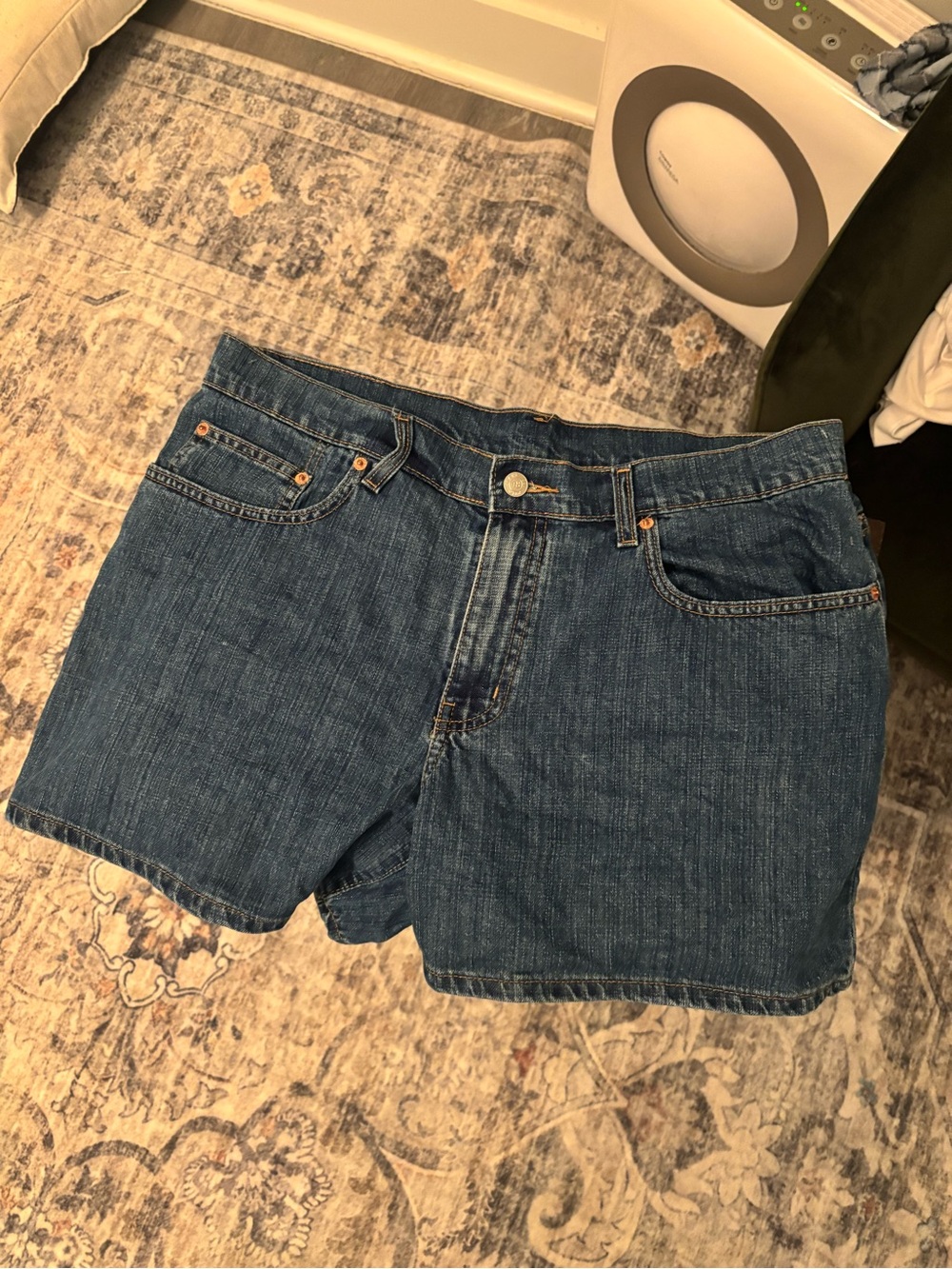 Classic Dark Blue Denim Women’s Shorts